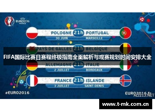 FIFA国际比赛日赛程终极指南全面解析与观赛规划时间安排大全 FIFA国际比赛日赛程终极指南全面解析与观赛规划时间安排大全